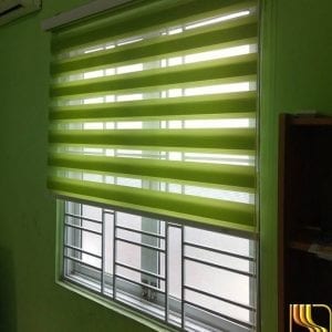 Rèm cuốn cầu vồng màu xanh lá cây đẹp ở Đà Nẵng